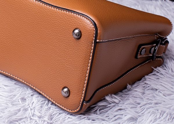 Leather bucket bag - 图片 4