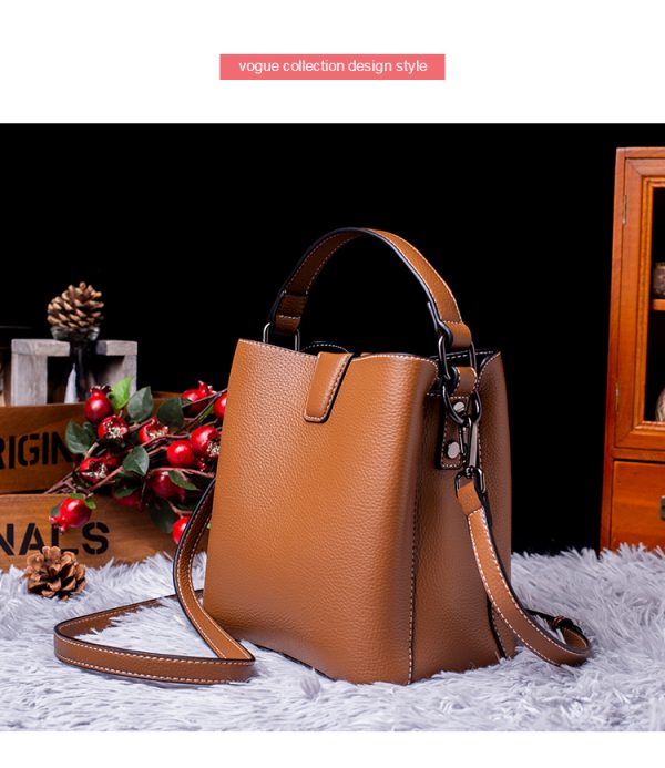 Leather bucket bag - 图片 19