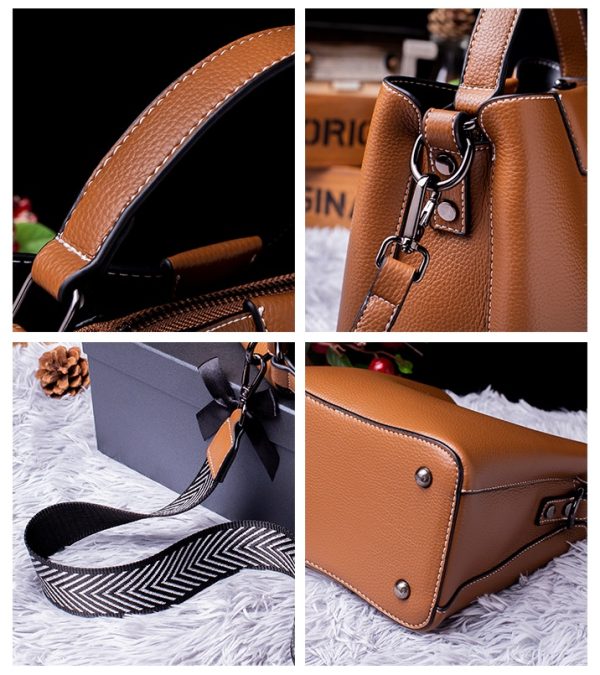 Leather bucket bag - 图片 14