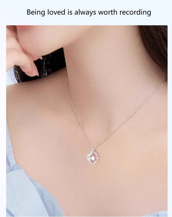 Blue Eucalyptus Encountering Bird Necklace - 图片 6