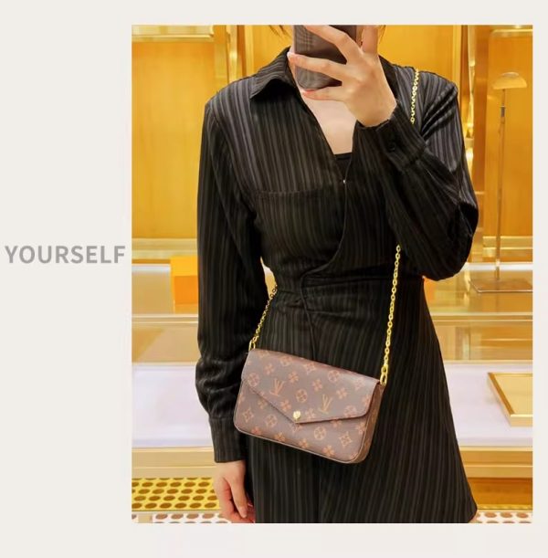 Single shoulder small card bag - 图片 8