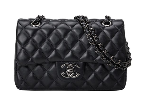 Diamond grid single shoulder crossbody bag - 图片 3